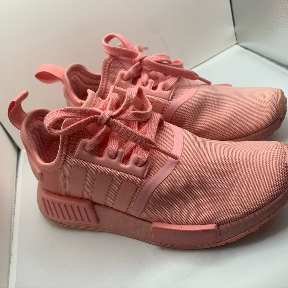 Adidas Coral Pink Athletic Shoes
